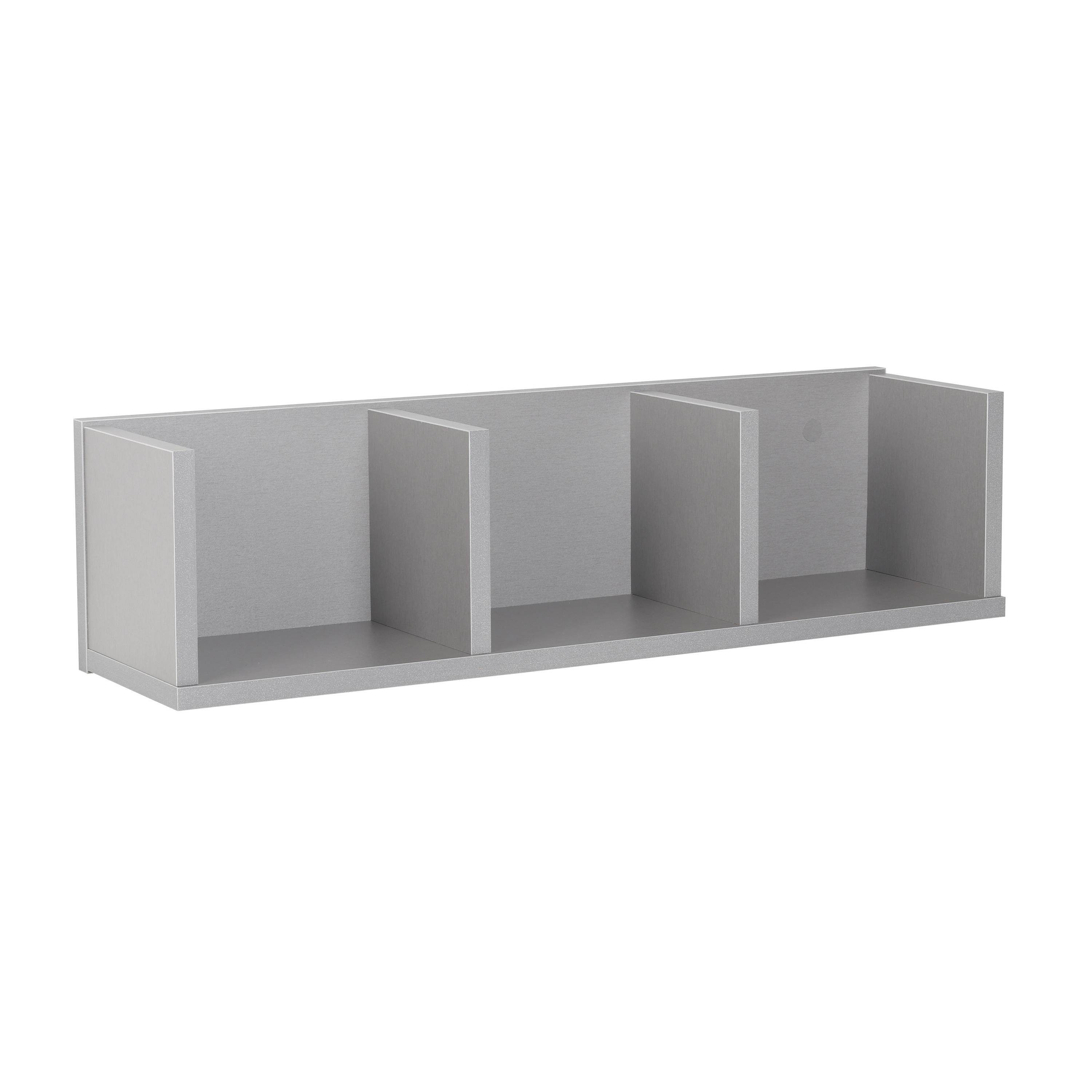 RICOO Bücherregal WM017-PL, hängendes Wandregal Hängeregal Schweberegal Wand Bücher CD Regal