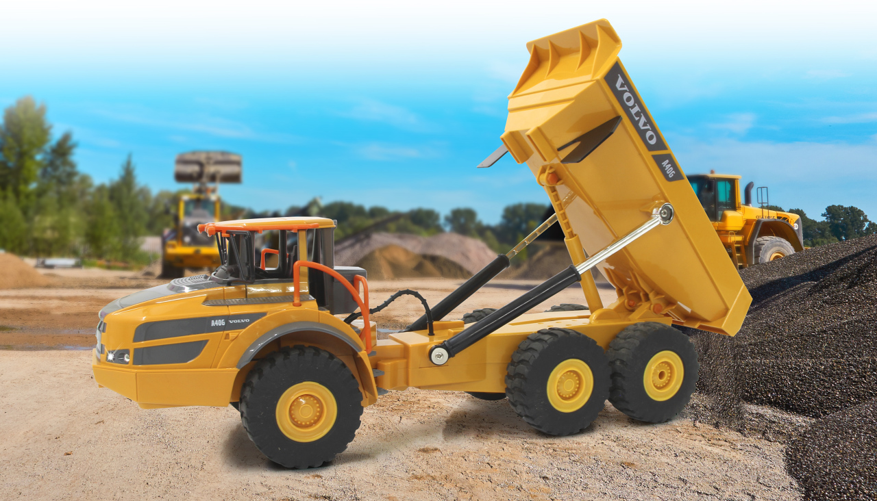Jamara e.K. Muldenkipper Volvo A40G 1:20 2,4GHz