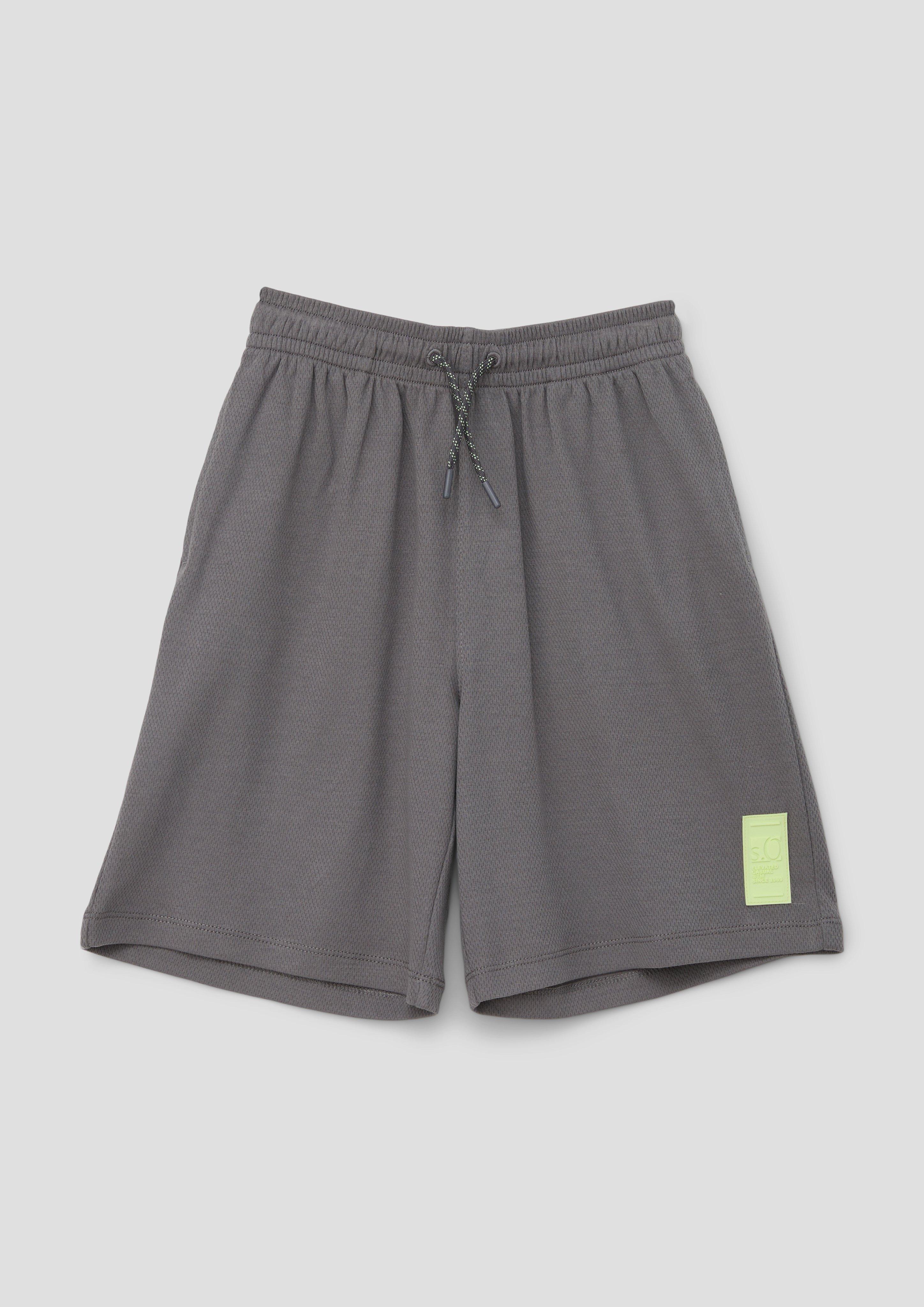 Loose: Bermuda aus Mesh-Fabric  2143091-9439