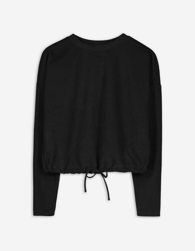 Sweatshirt - Tunnelzug am Saum