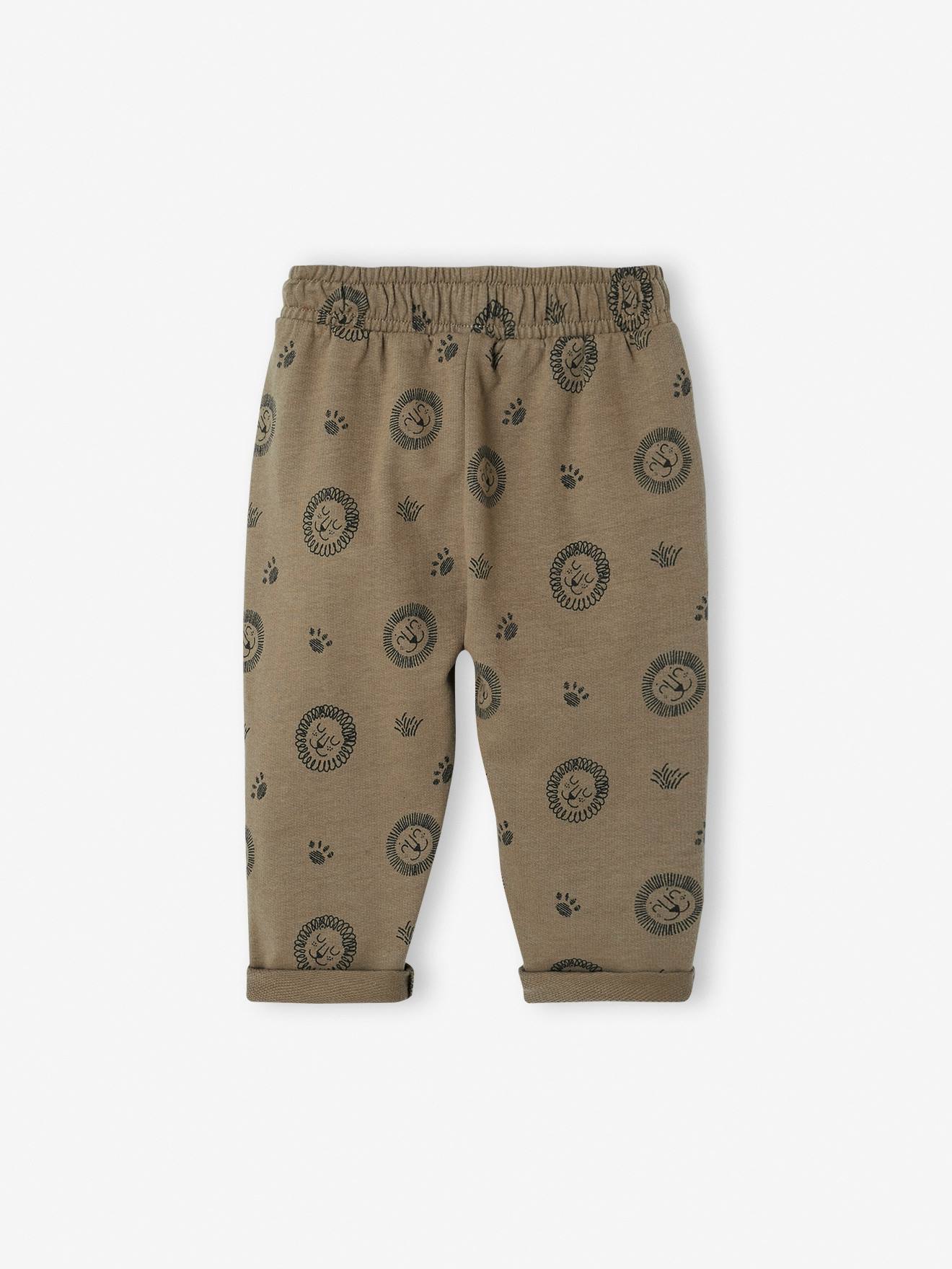 Vertbaudet Baby Joggpants Oeko-Tex - khaki löwe
