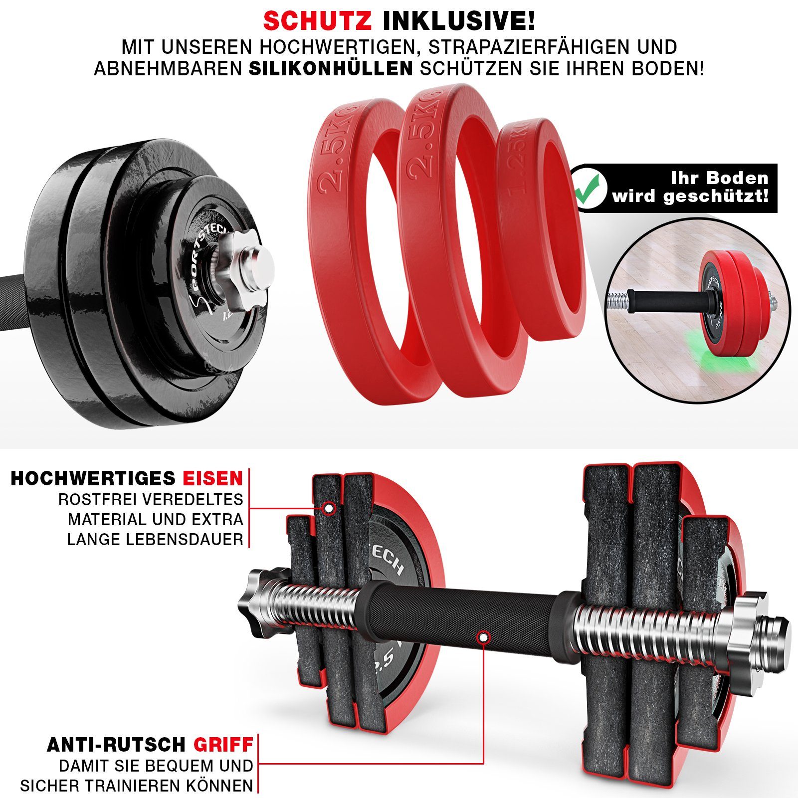 Sportstech Hantel AH300