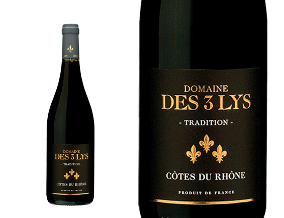 Domaine des 3 Lys Côtes du Rhône Tradition Rouge 2022 Rhône Côtes du Rhône