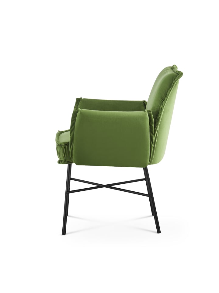 B&D Home Esszimmerstuhl JÜRGEN in Grün - (B)63 x (H)84 x (T)63 cm günstig kaufen onesize