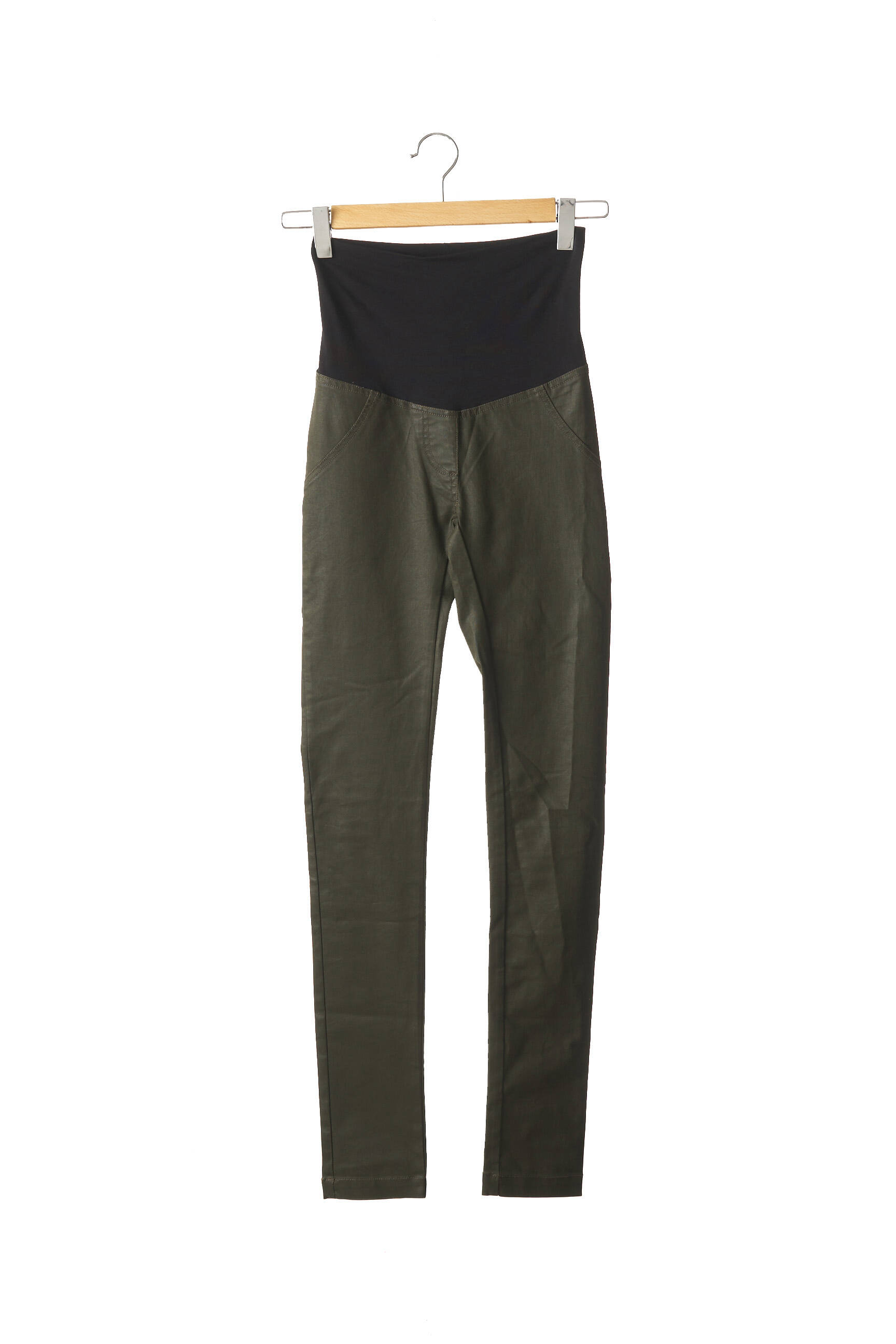 Love2wait Pantalons Maternite Femme couleur vert