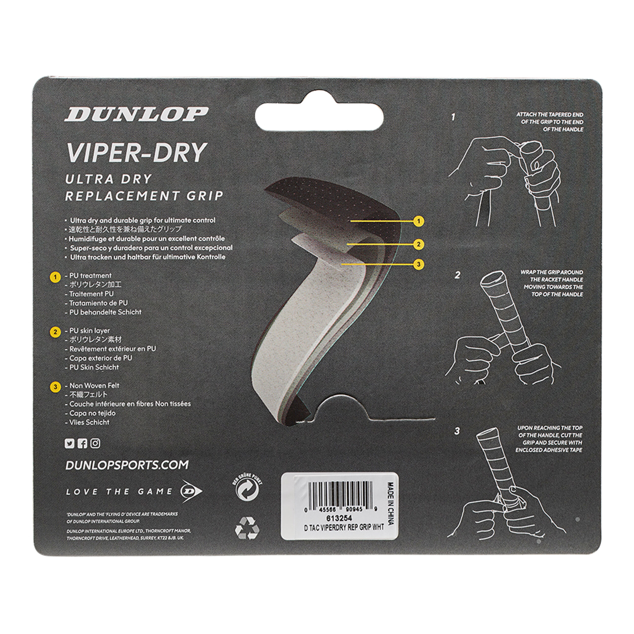 Viperdry Replacement Grip 1er Pack - Weiß