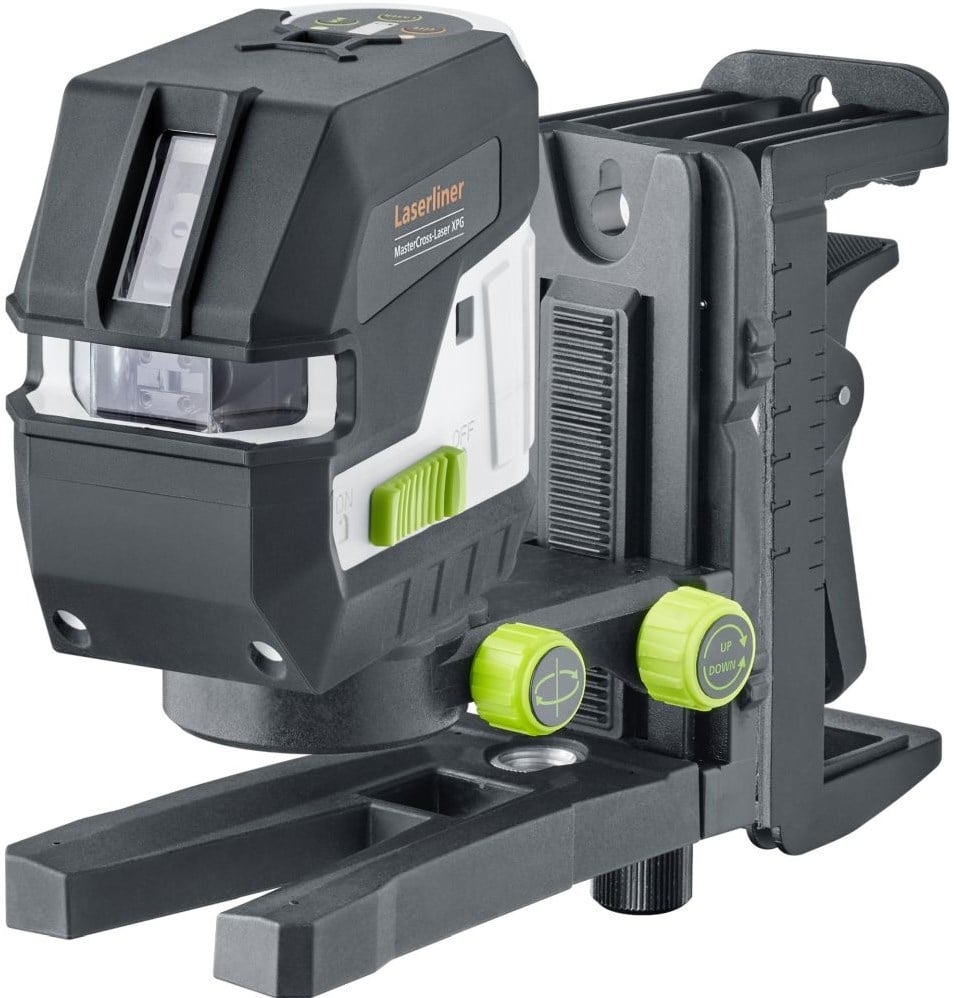 Laserliner 031.430L MasterCross XPG Pro Crossline Laser Grønn 2 x Litium i L-boks