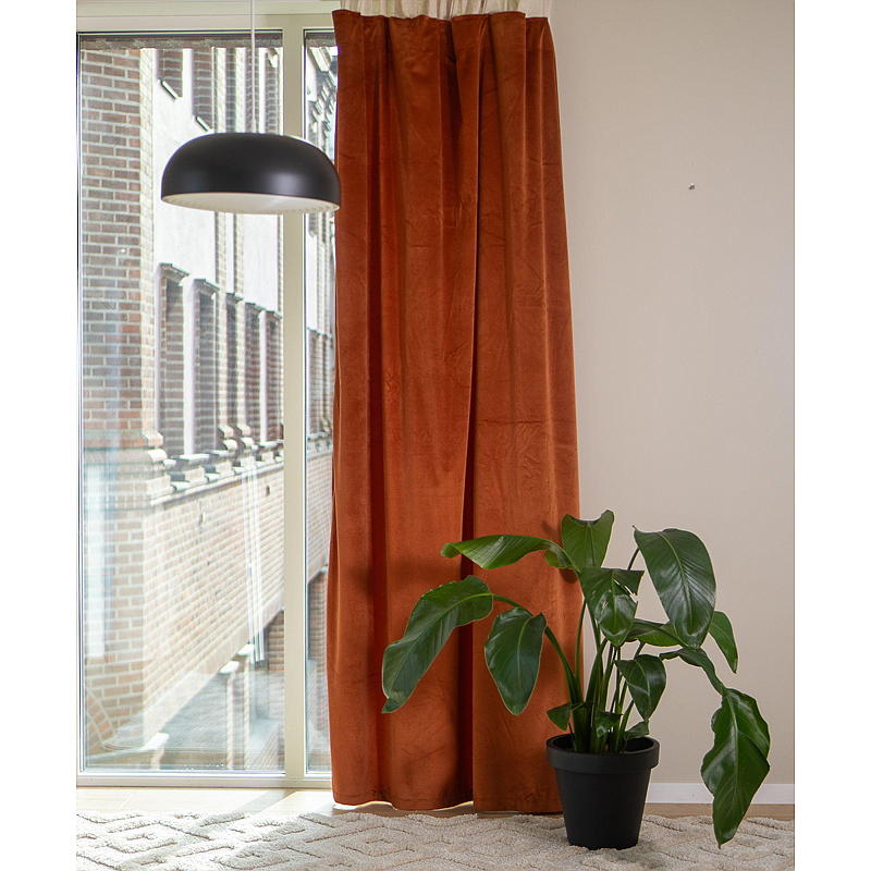 Home Gardin 140x160 cm velvet cognac