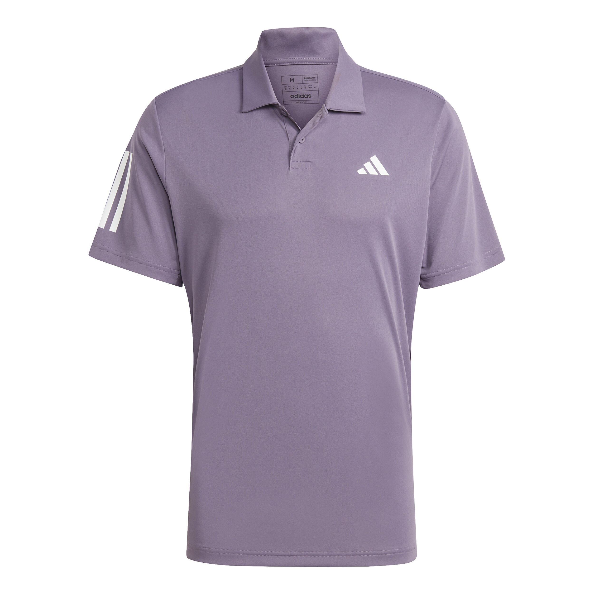Club 3 Stripes Polo Herren - Flieder