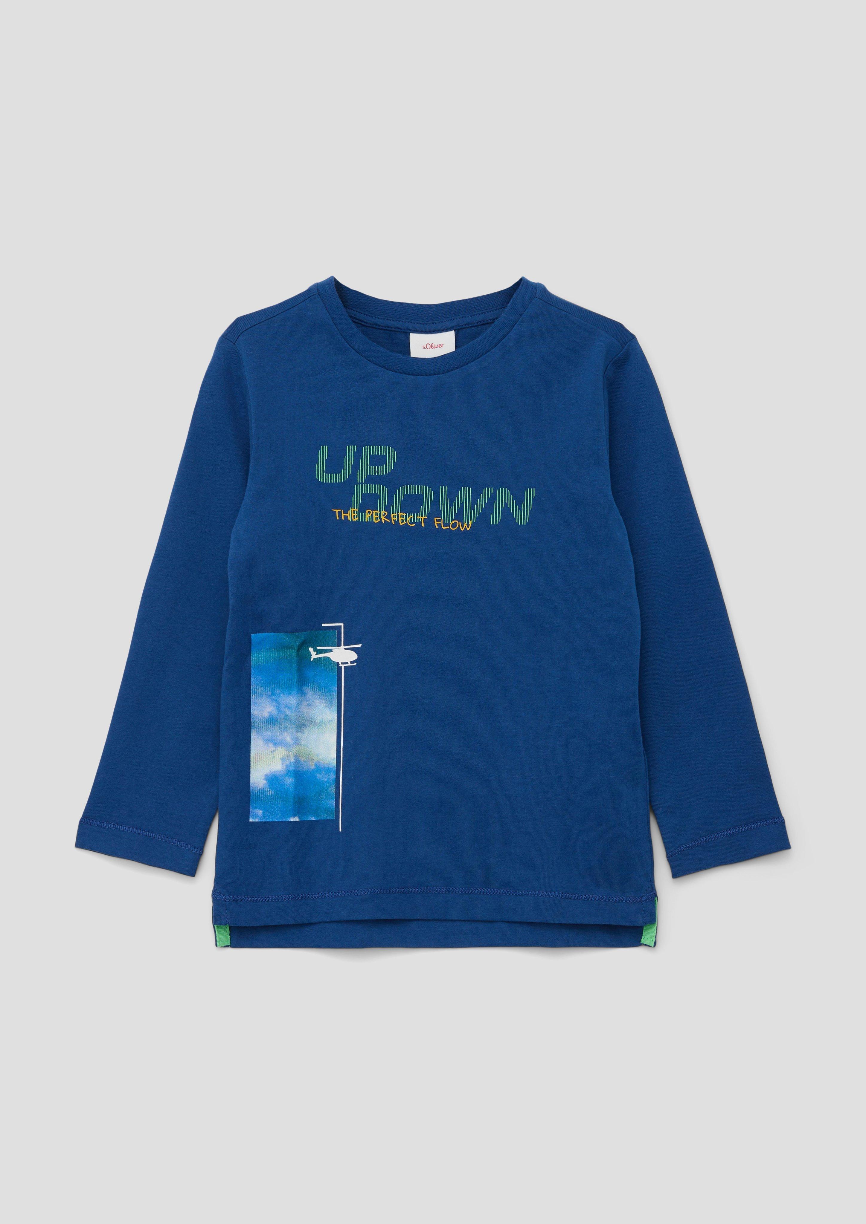 Longshirt mit Printmotiven  2134226-5490
