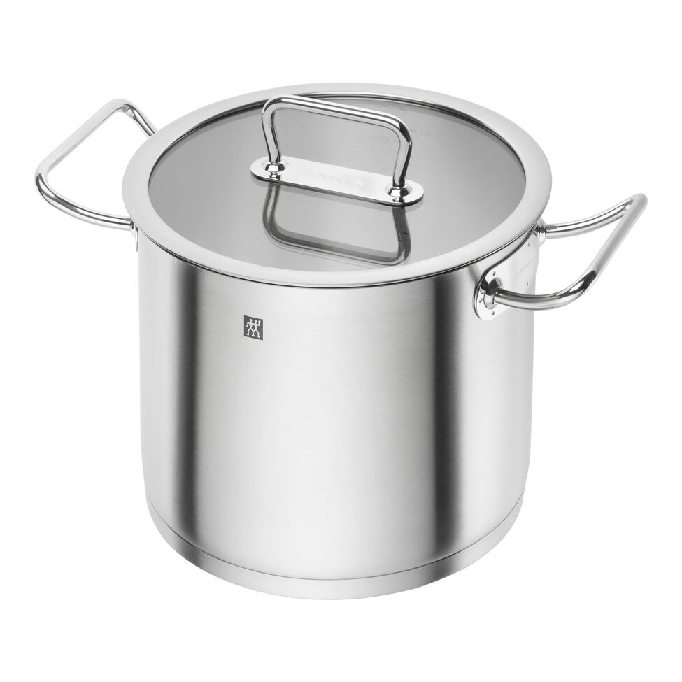 Kochtopf hoch 24 cm, 18/10 Edelstahl