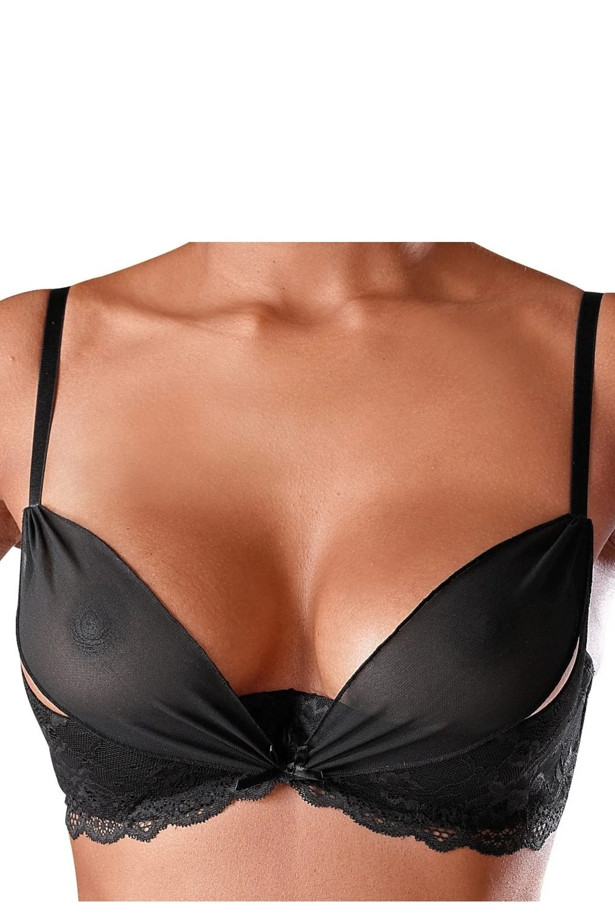 PETITE FLEUR GOLD  BH - Schwarz - Unifarben