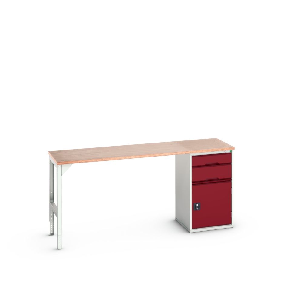 Banc de lucru Bott 16921952.24 Verso cu 2 sertare Lățime / sertar mare 525 mm Placaj RAL 3004