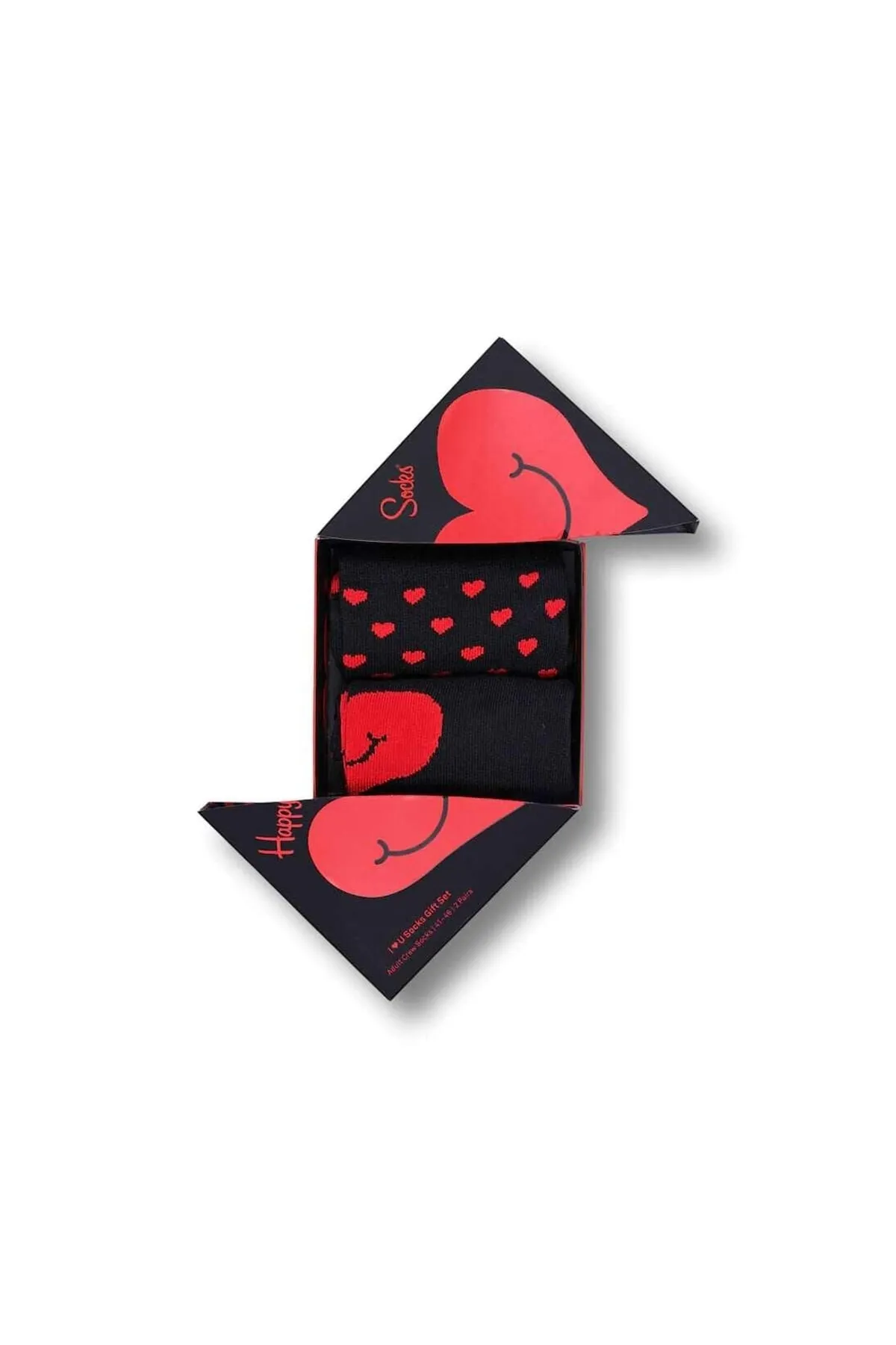 Happy Socks  2er-Pack Socken-Geschenkset „I Heart You“.