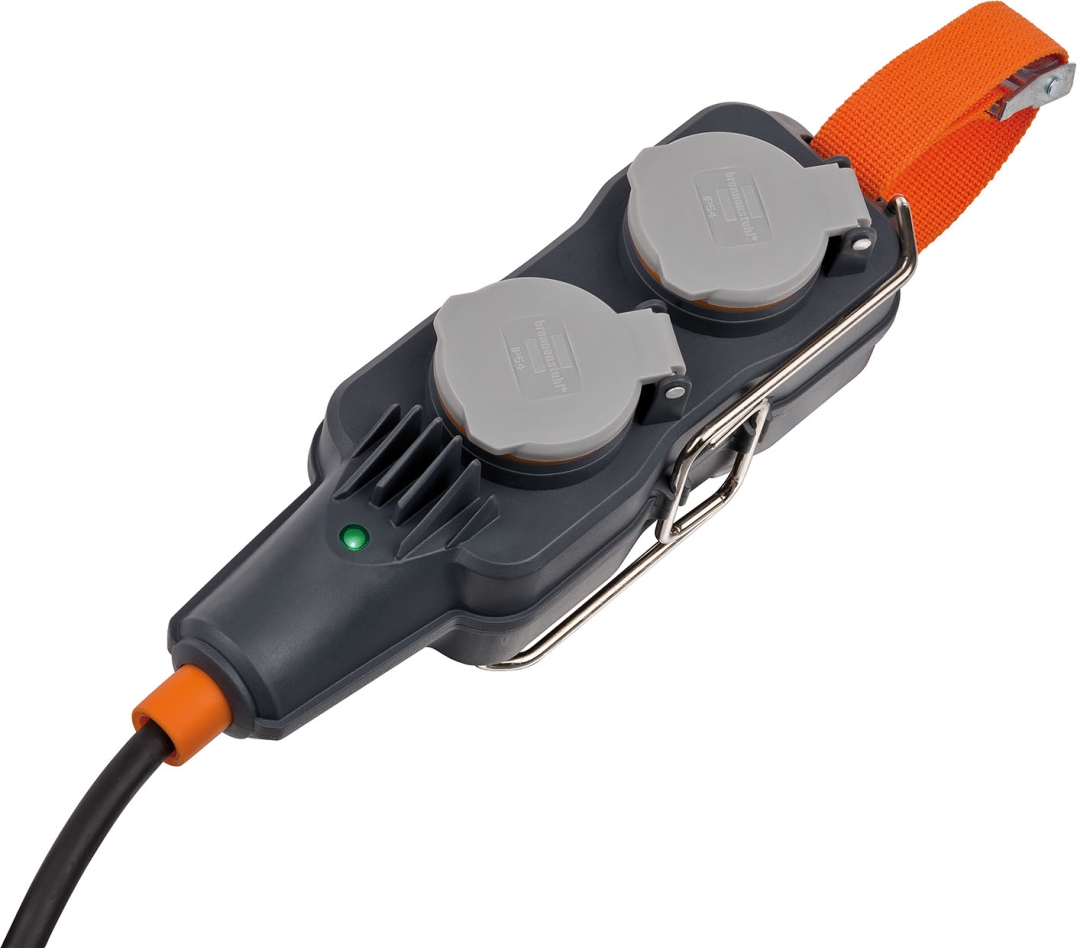 Brennenstuhl ProfessionalLINE 9161250160 Utični blok s produžnim kabelom IP54 4x 25 m crni H07RN-F 3G1.5