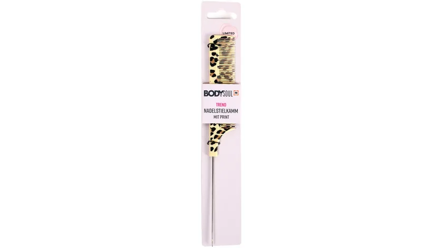 BODY&SOUL Nadelstielkamm Leopard