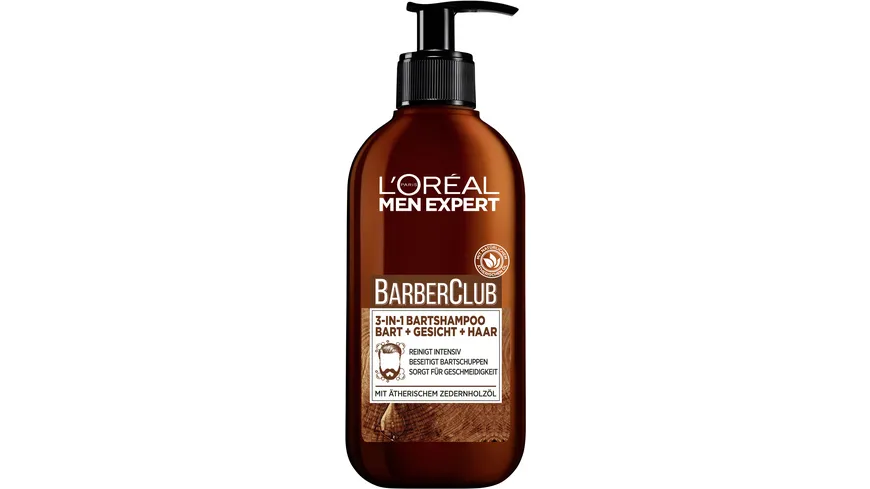 L'oréal Men Expert Barber Club Wash Gesichtsreinigung 200ml 200 ml