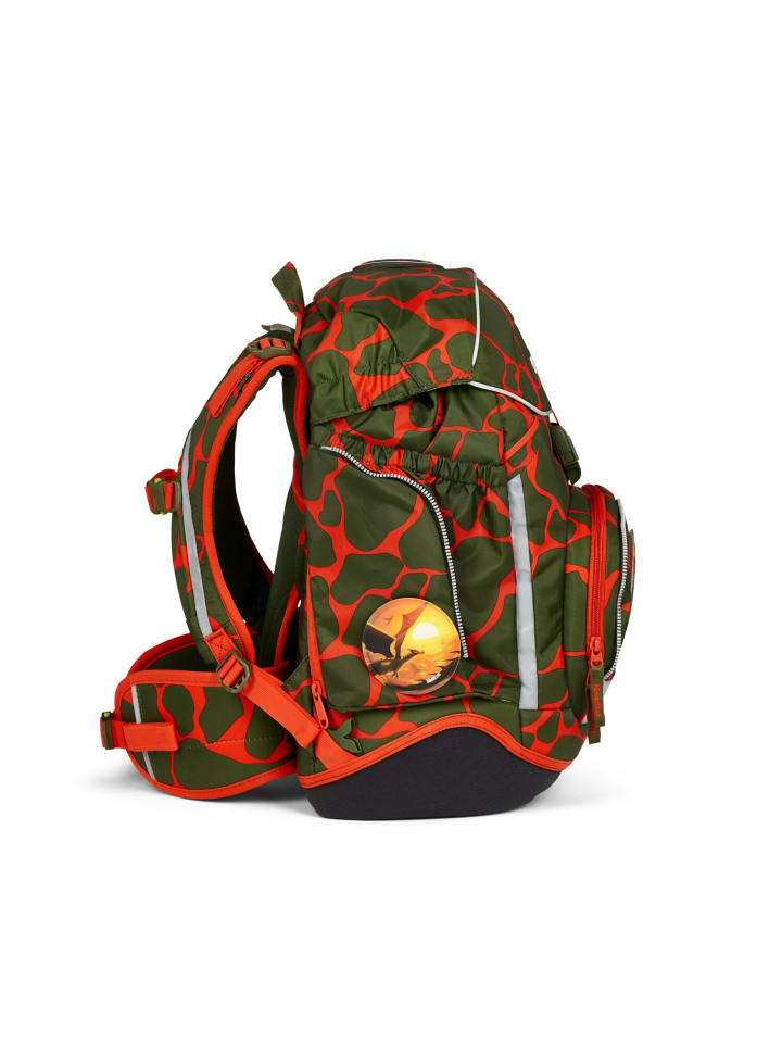 Ergobag Grundschulranzen Pack FeuerspeiBär in grün/rot günstig kaufen onesize