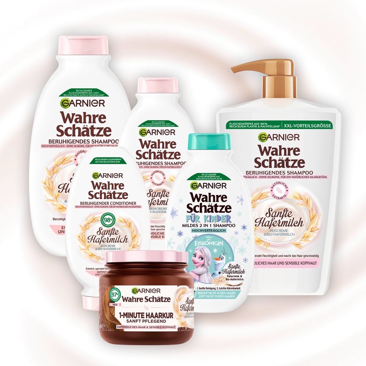 Shampoo Hafermilch Nachfüllpack, 500 ml