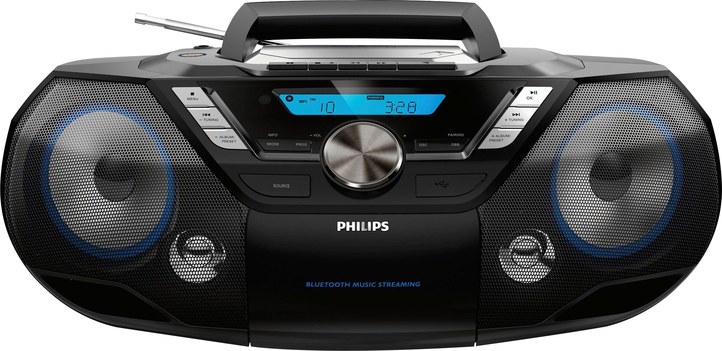 Philips AZB798T Radio (Digitalradio (DAB), FM-Tuner, 12 W)