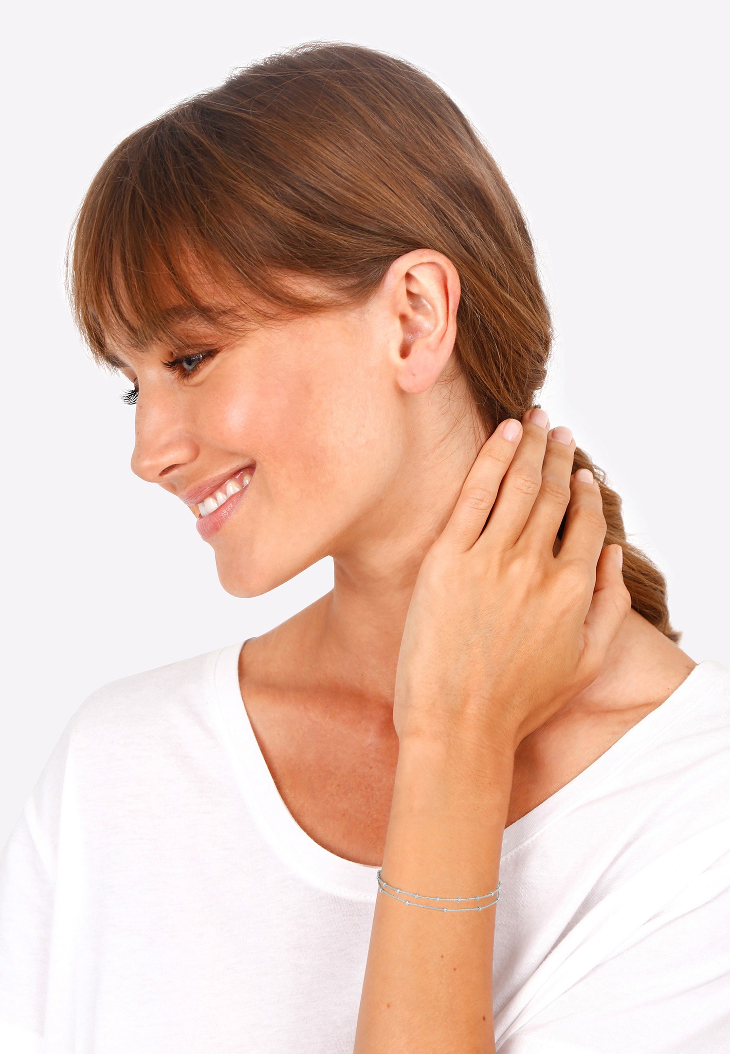 Bolas para pañales elegantes para mujer de Elli, en plata de ley 925 chapada en oro.