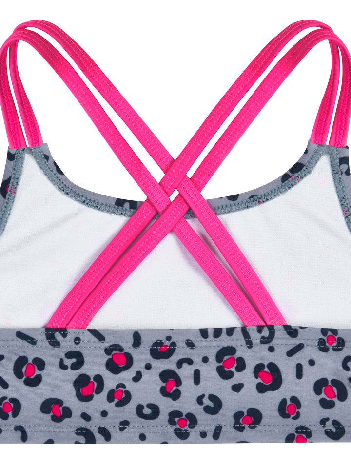 Playshoes UV-Schutz Bikini Leo-Print in Grau günstig kaufen