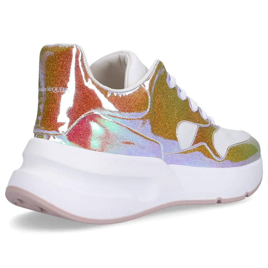 Alexander McQueen - Sneaker low JOEY Kalbsleder - grau