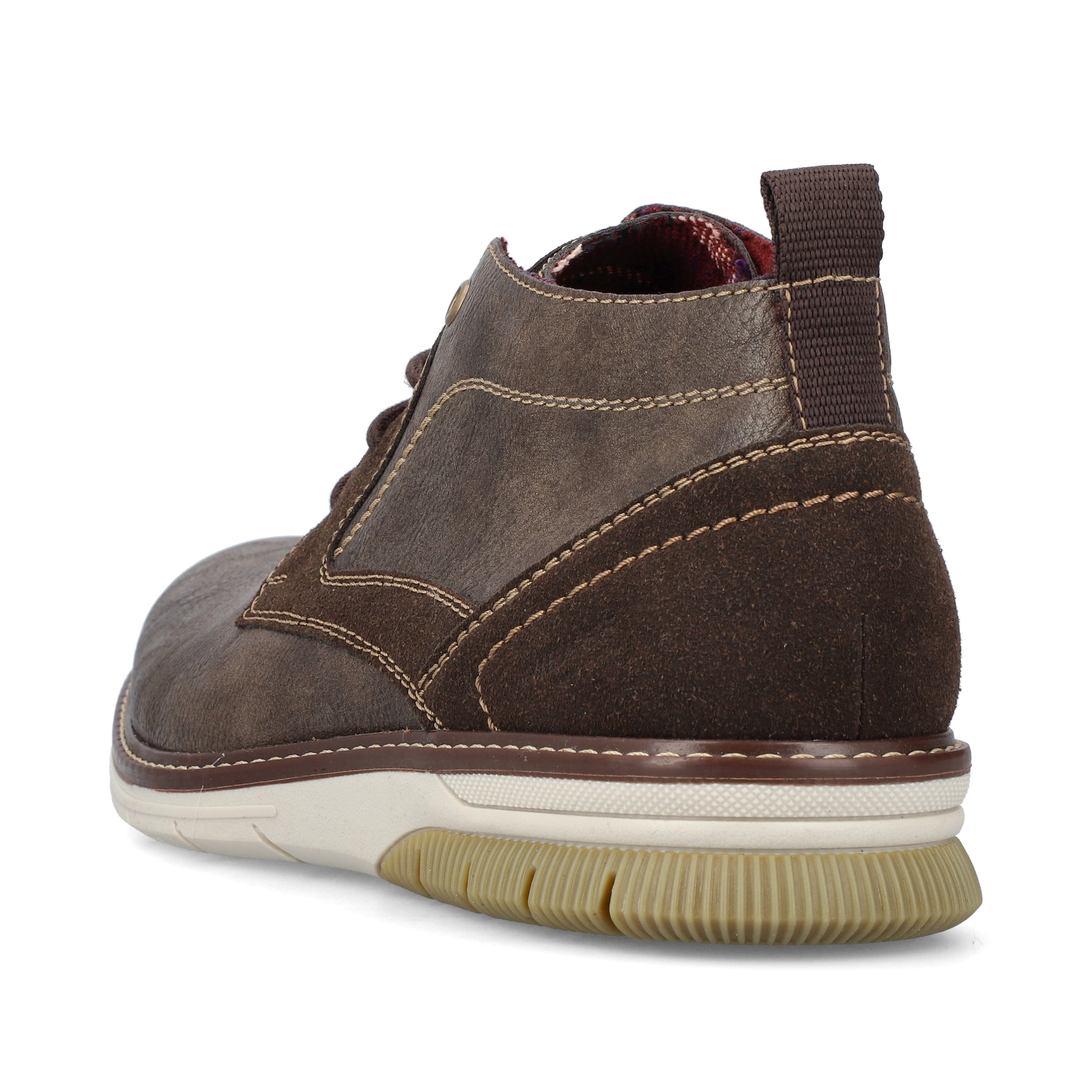 Rieker Herren Schnürschuhe graubraun