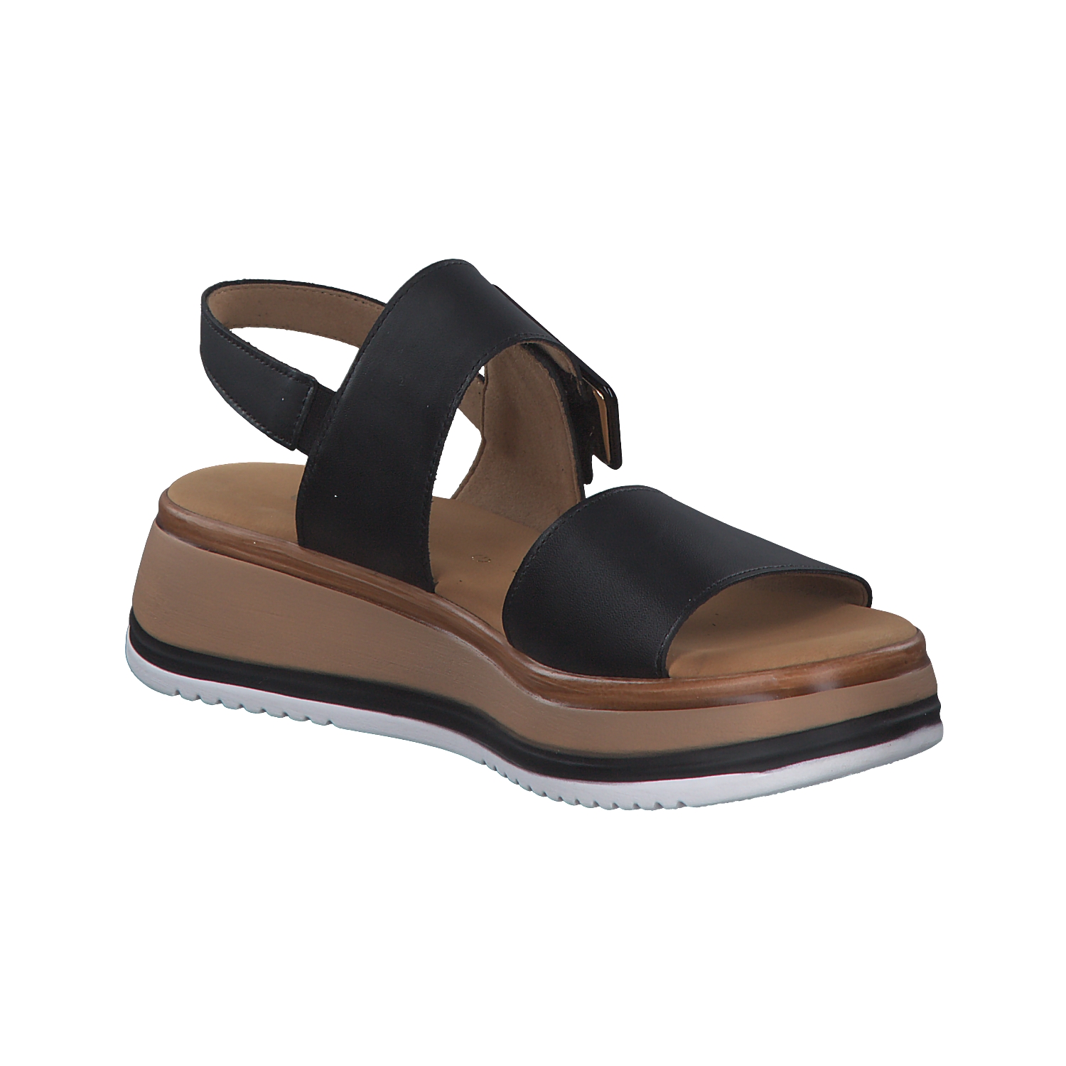 Gabor 82.744, Sandalen, Damen, Schwarz