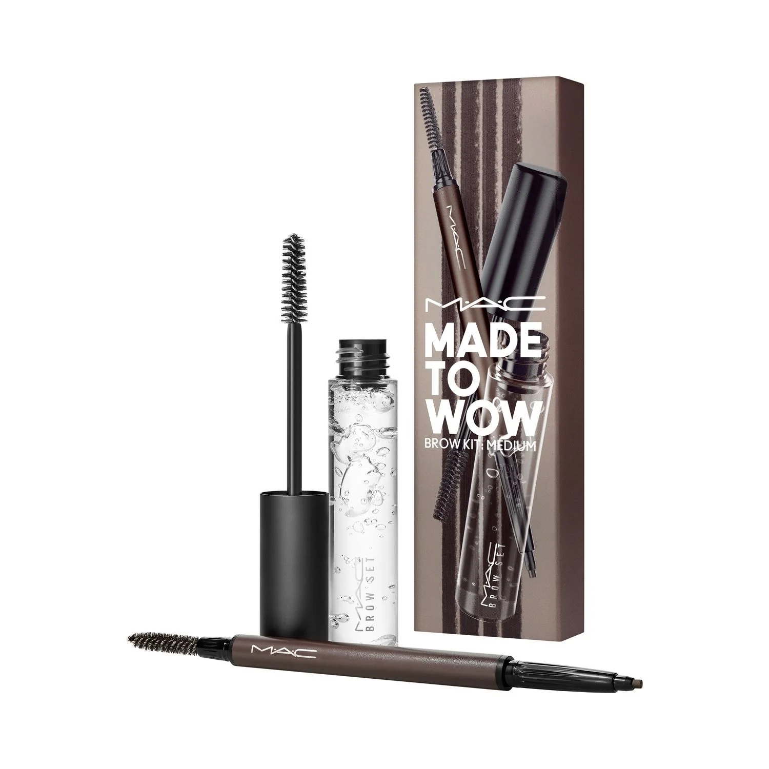 Kit pentru sprâncene Made To Wow - Gel și rimel pentru sprâncene