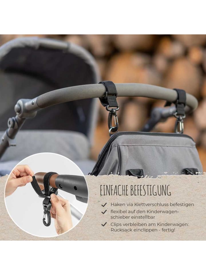 Reer Growing Wickelrucksack in Grau ab 0 Monate günstig kaufen onesize