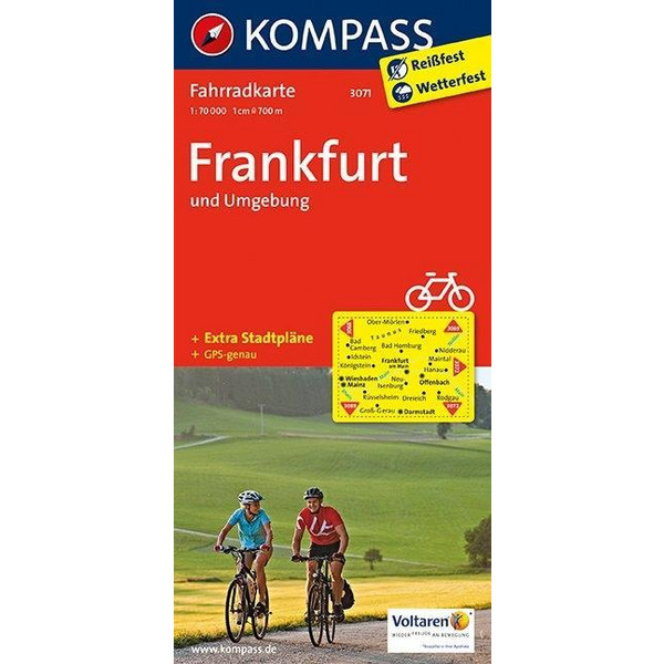 Frankfurt und Umgebung 1 : 70 000 - Fahrradkarte