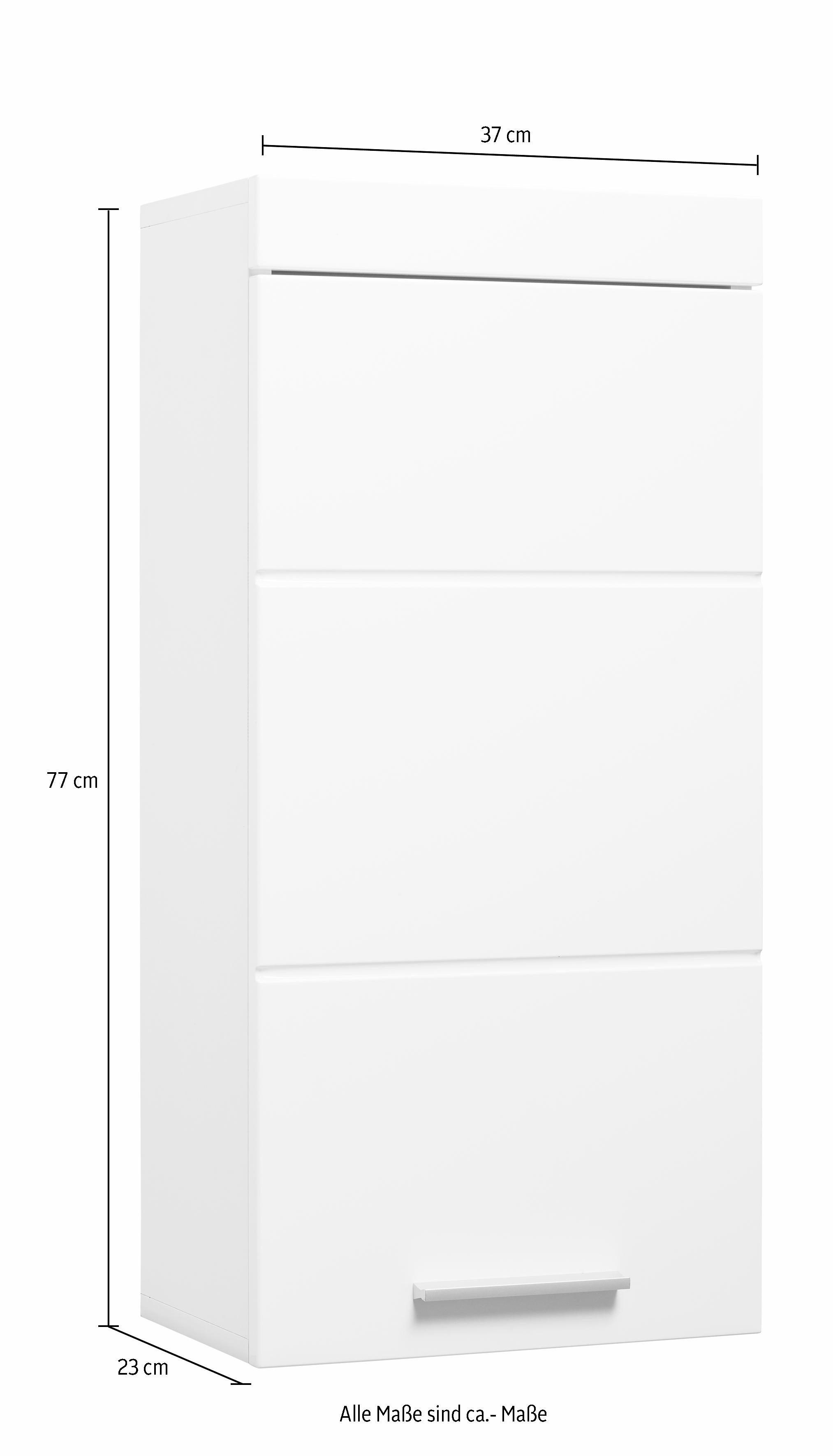 INOSIGN Hängeschrank Avena Breite 37 cm, Badezimmerschrank mit wechselbarem Türanschlag