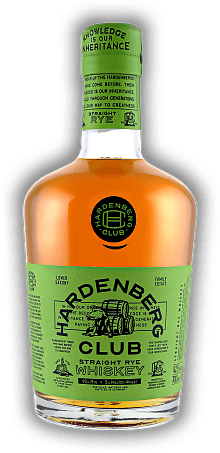 Hardenberg Club Straight Rye Whiskey 42,5% Hardenberg Club Straight Rye Whiskey 42,5%  0,7	 Liter - Vol 42,5%