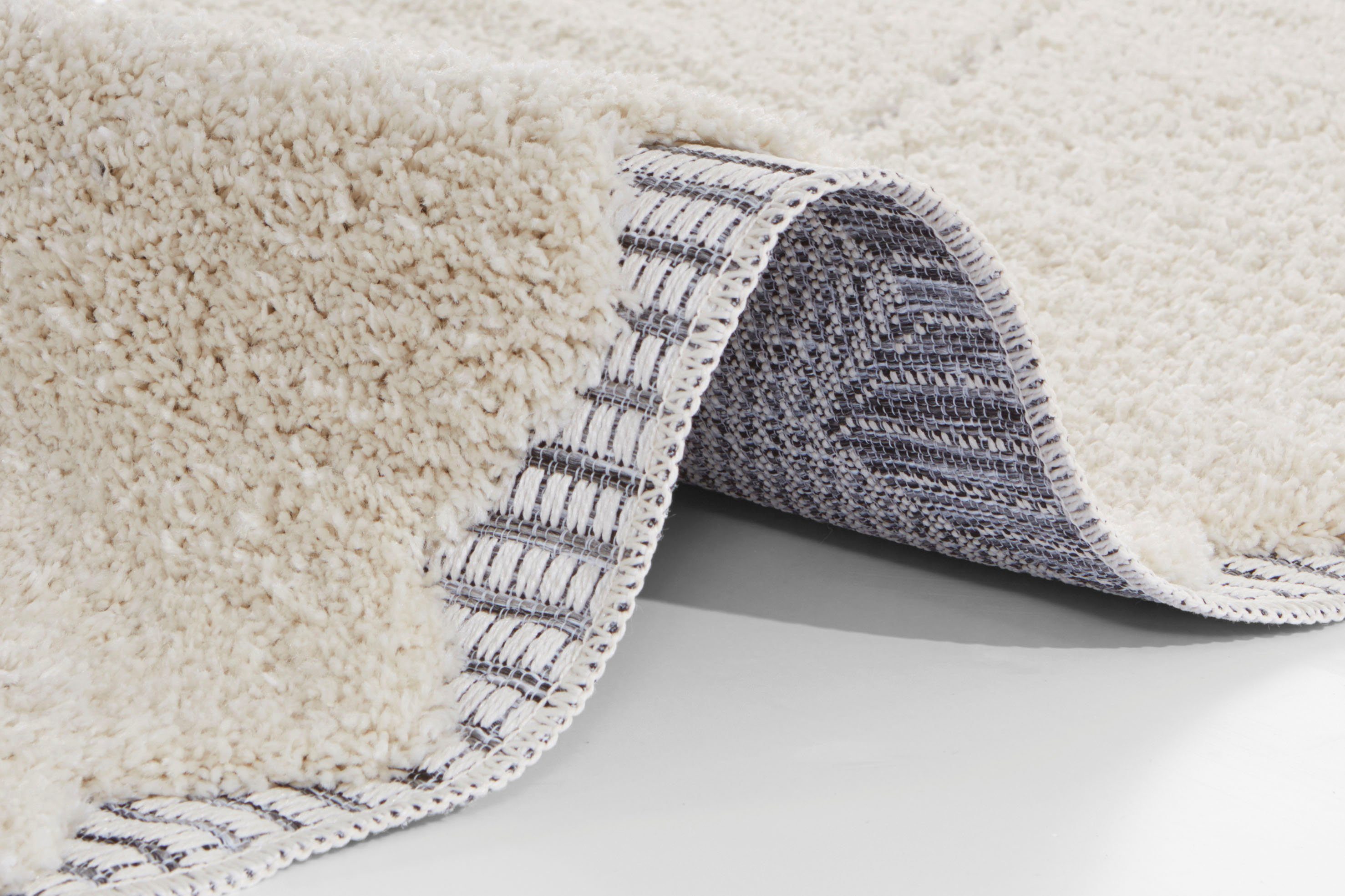Hochflor-Teppich Ciret, HANSE Home, rechteckig, Höhe: 35 mm, Shaggy, Weich, Flauschig, Sisal, Hoch-Tief, Wohnzimmer, Schlafzimmer