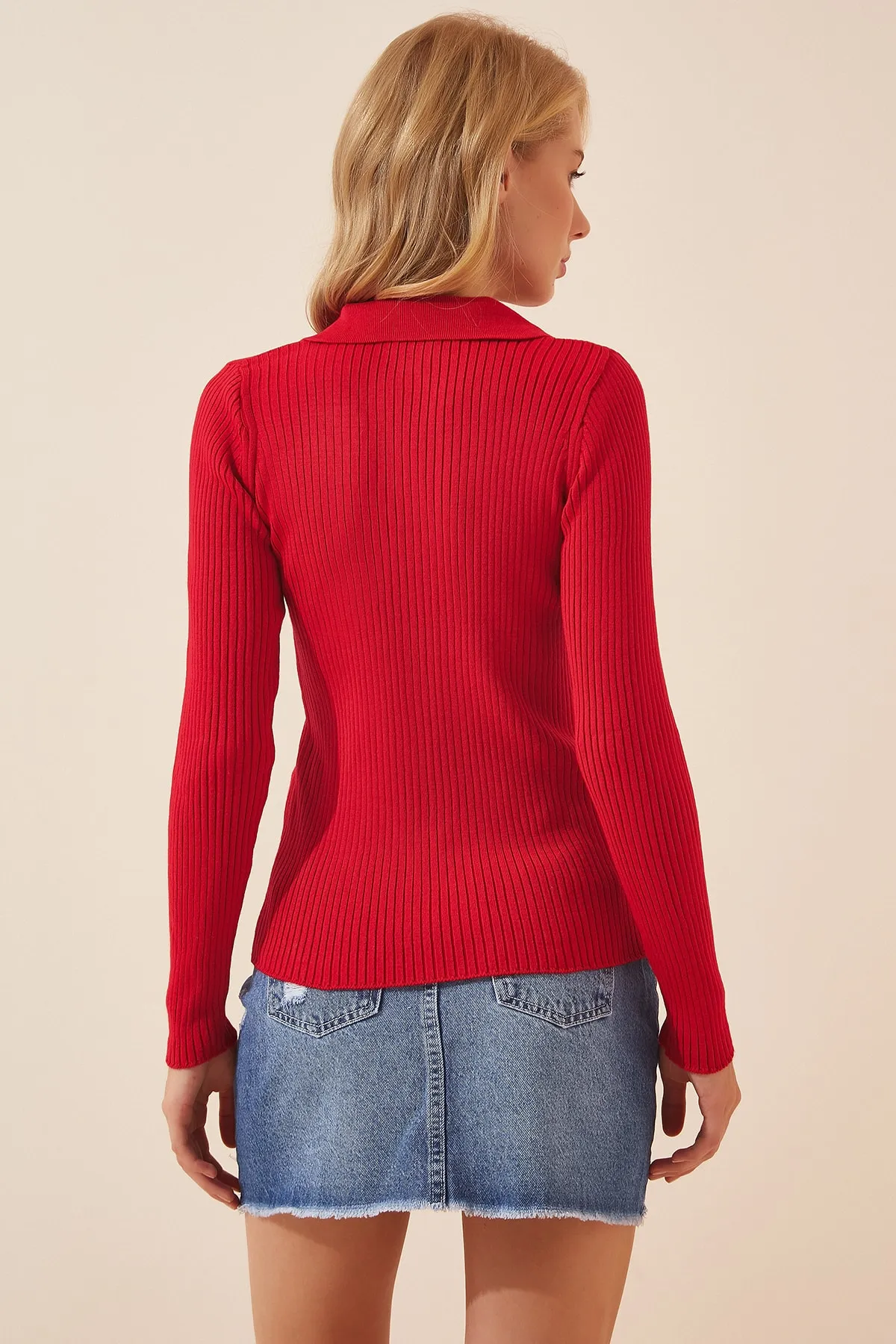 Happiness İstanbul  Pullover - Rot - Regular Fit