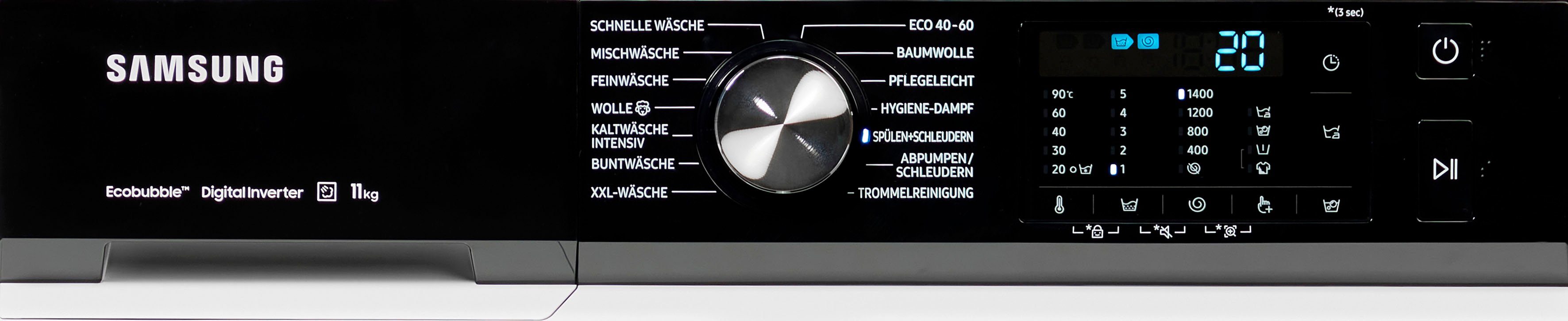Samsung Waschmaschine WW1EBBA049AE, 11 kg, 1400 U/min