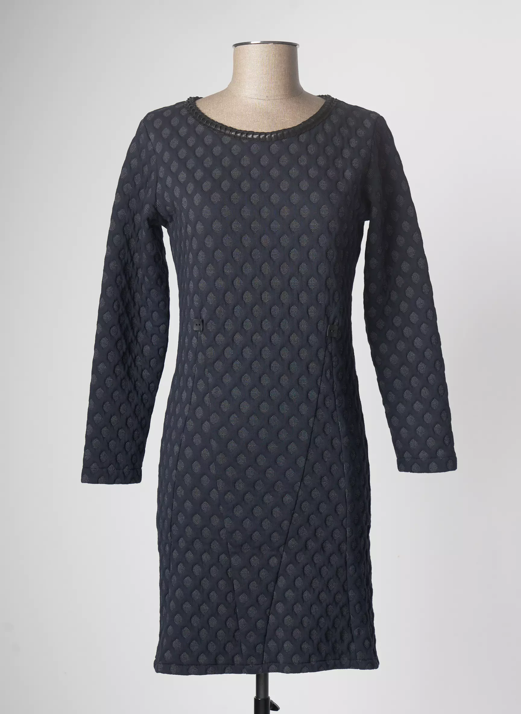 Lo Les Filles Robes Mi Longues Femme couleur bleu