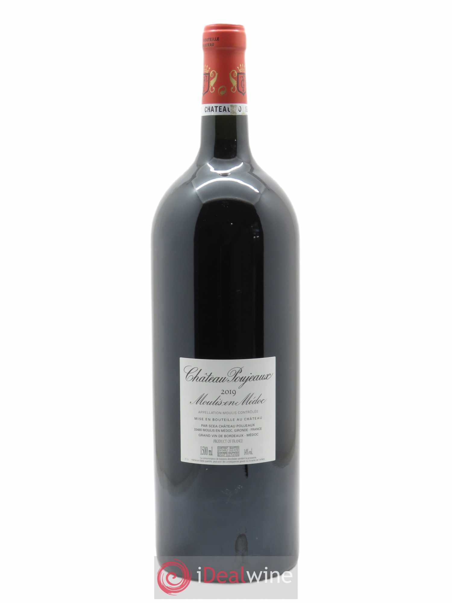 Château Poujeaux  2019 - Lot de 1 Magnum
