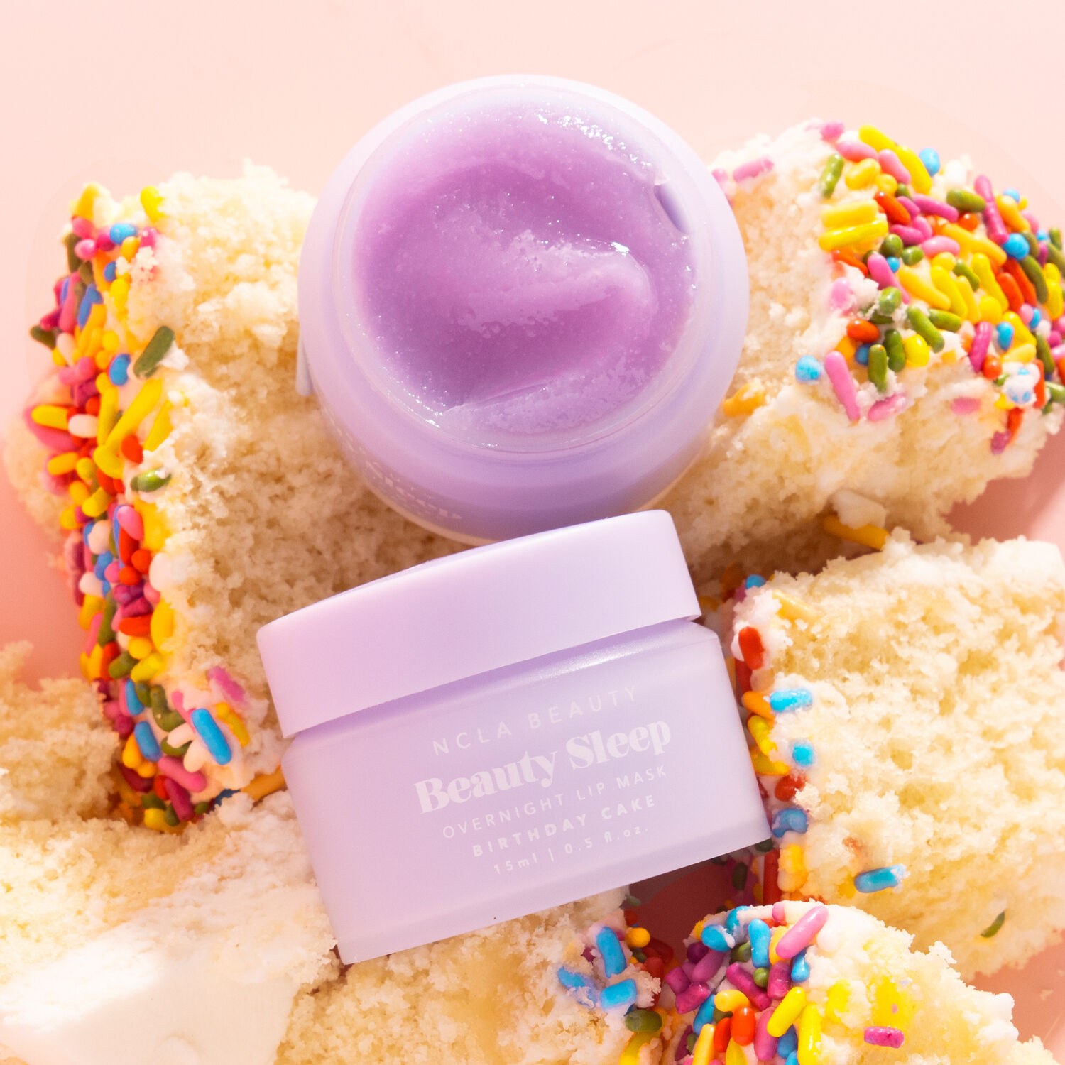 NCLA Beauty Beauty Sleep Overnight Lip Mask - Birthday Cake Masque lèvres