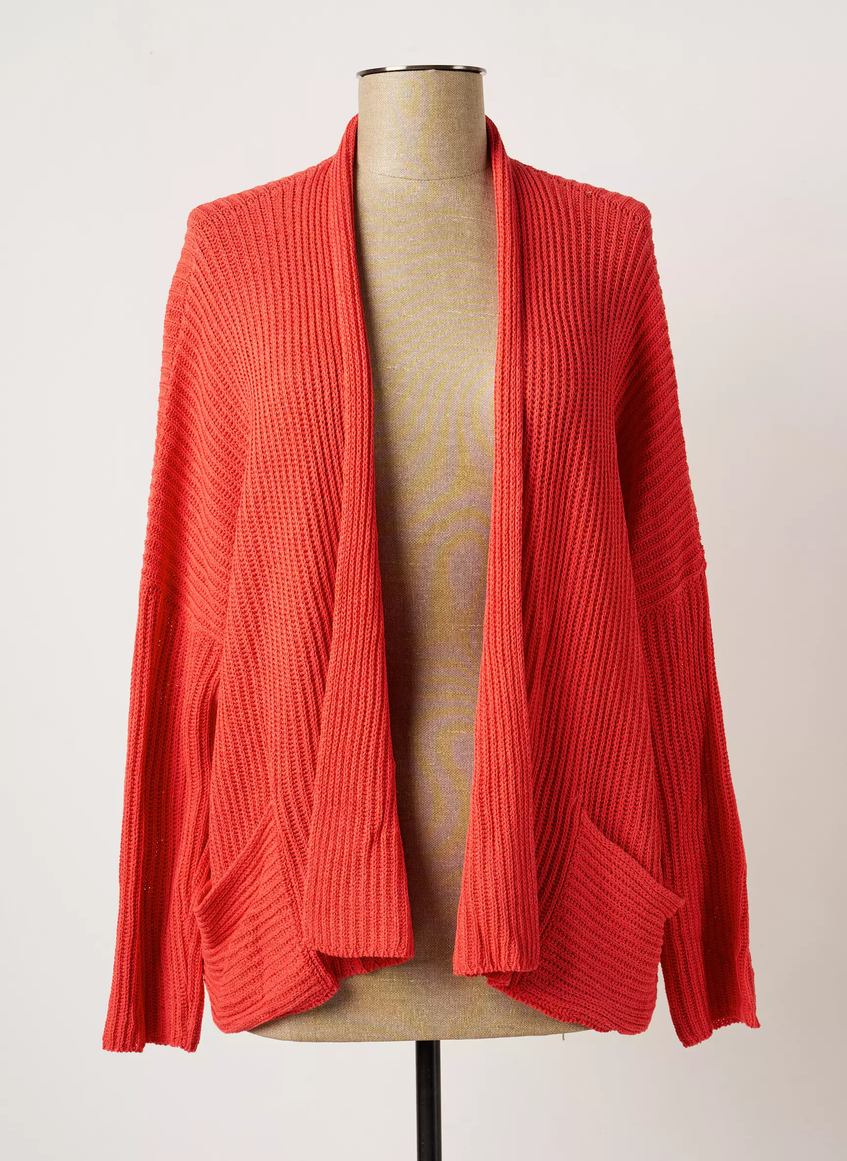 Poles Cardigans Femme couleur rose