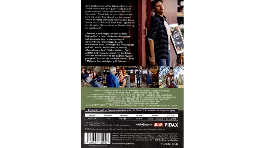 Daheim in den Bergen, Vol. 1 / Die ersten 5 Spielfilmfolgen der beliebten Alpensaga  [3 DVDs]