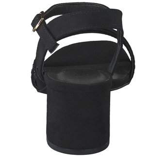 Via della Rosa Sandale in schwarz
