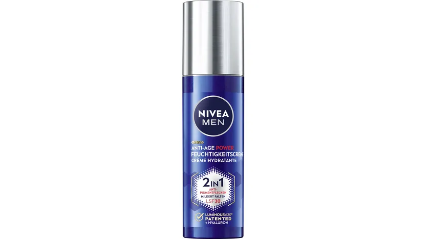NIVEA Men Anti-Age Power Feuchtigkeitscreme 2 in 1 LSF 30 50 ml