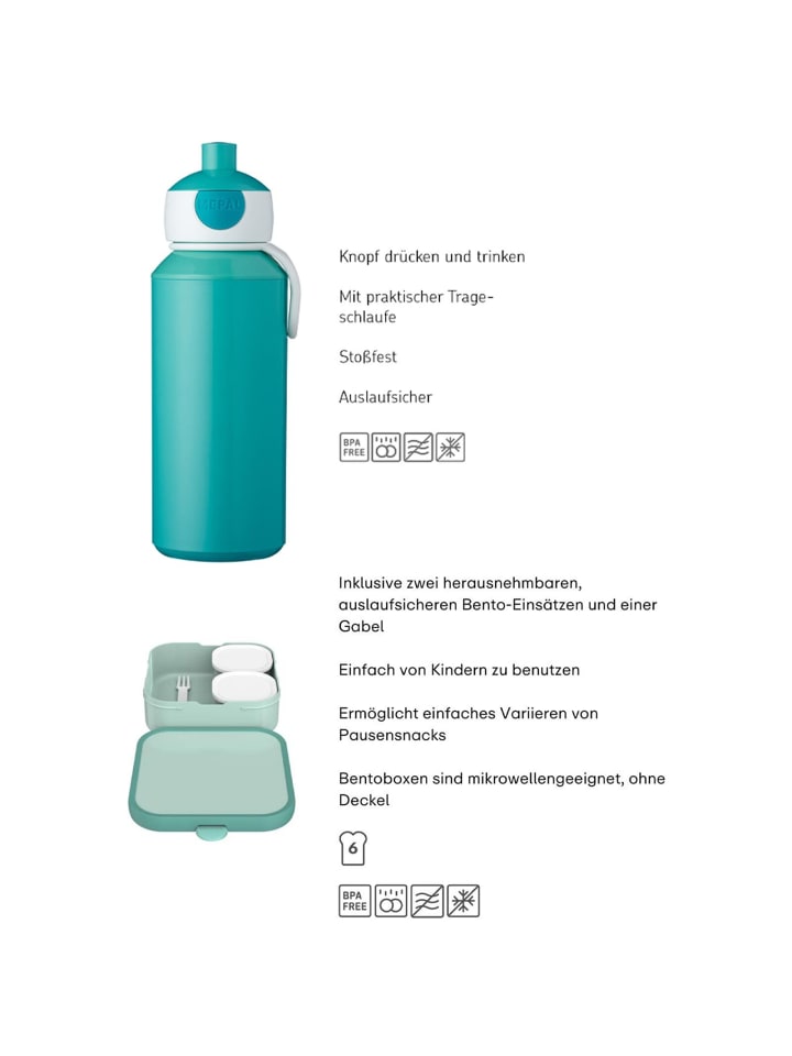 Mepal Lunchset XL Campus (2025) in Cool Mint günstig kaufen onesize
