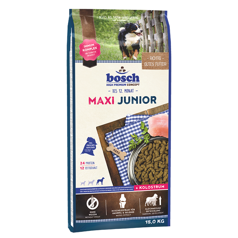 bosch Hundetrockenfutter bosch Maxi Junior Geflügel 15 kg