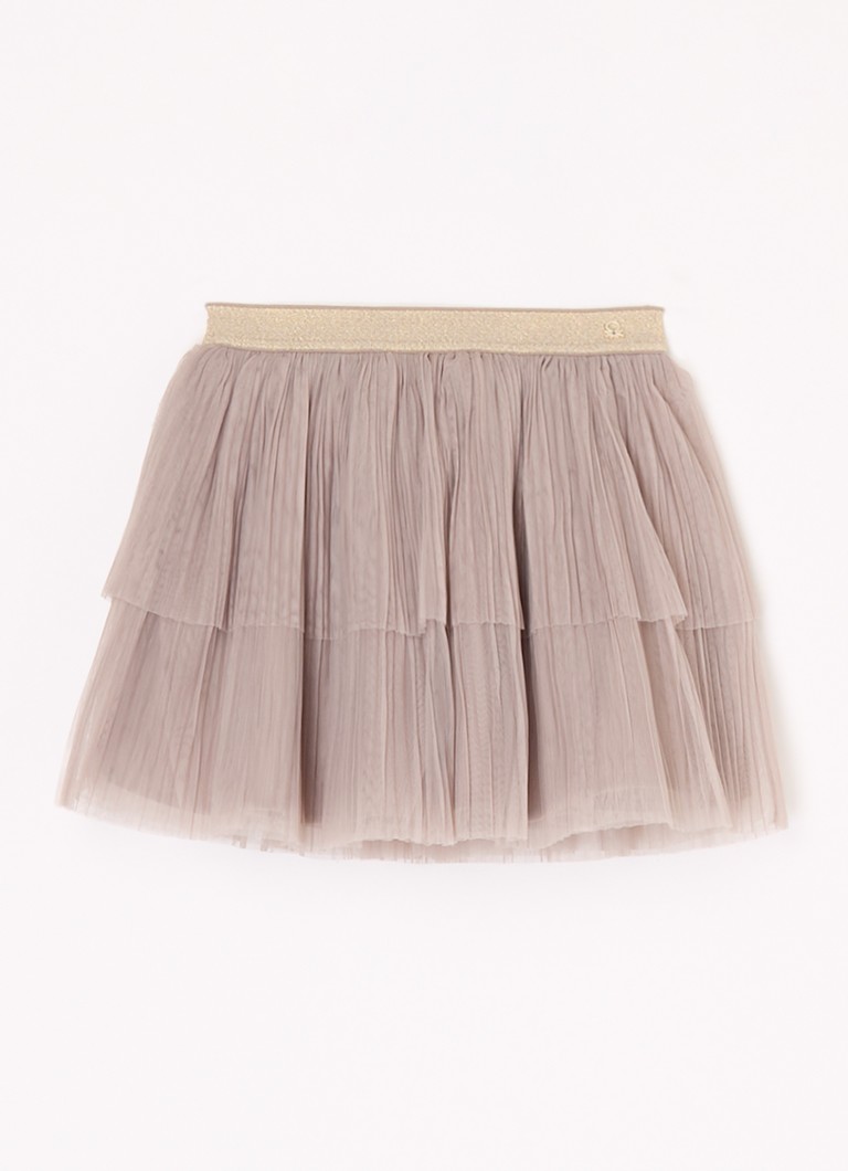 Fustă Benetton din tul cu lurex