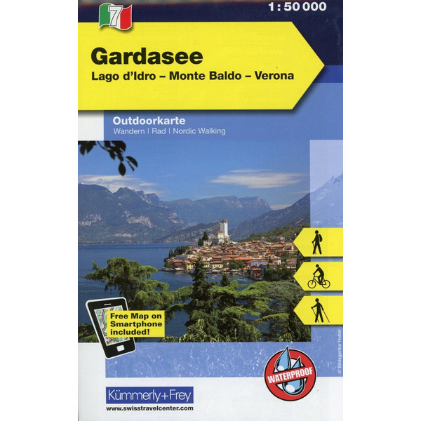 KuF Gardasee 1 : 50 000 - Outdoorkarte - Wanderkarte