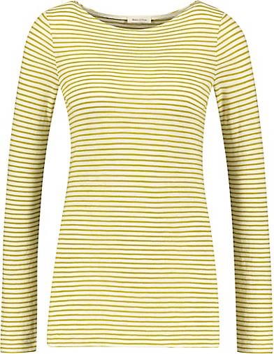 Marc O'Polo Damen Langarmshirt aus Slub-Jersey Regular Fit