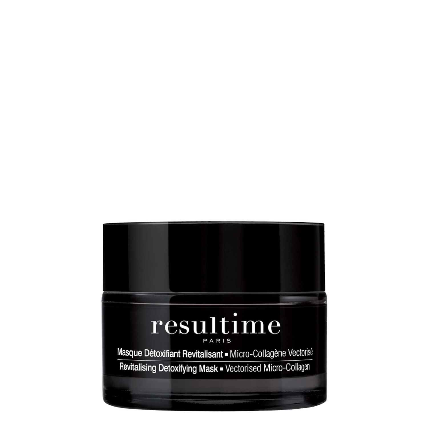 Resultime Masque Detoxifiant Revitalisant Anti-Age Masque au Charbon Actif et Sable Noir